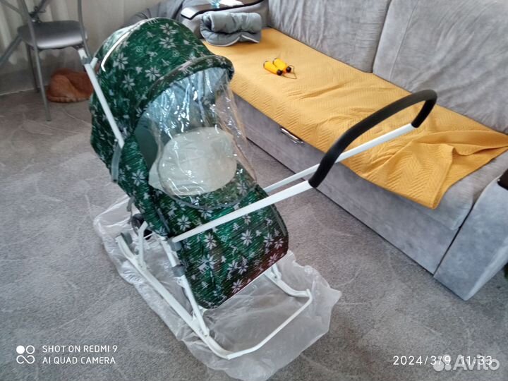 Санки-коляска Nika Умка 3в1