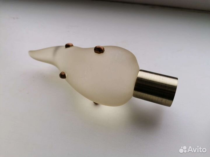 Наконечник для карниза из эбонитового стекла