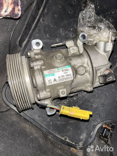 Компрессор кондиционера peugeot 308