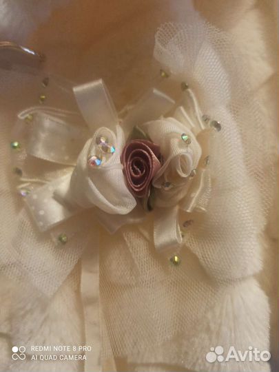 Накидка из искусственного меха детская