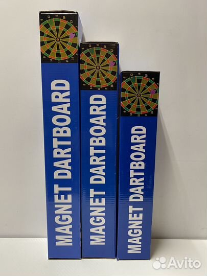 Дартс магнитный двухсторонний трёх размеров