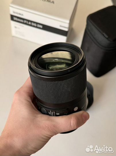 Объектив Sigma 35 mm 1.4 Art Sony E + NDфильтр