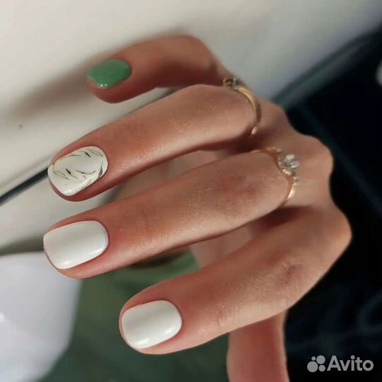 Маникюр с покрытием гель лак. Первое посещение