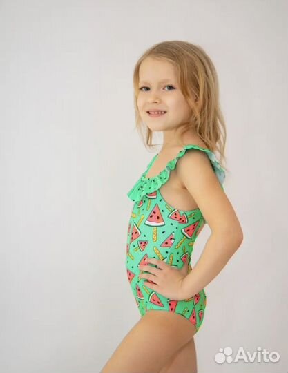 Новый слитный купальник для девочки