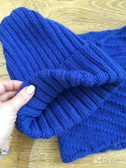 Комплект шапка и варежки