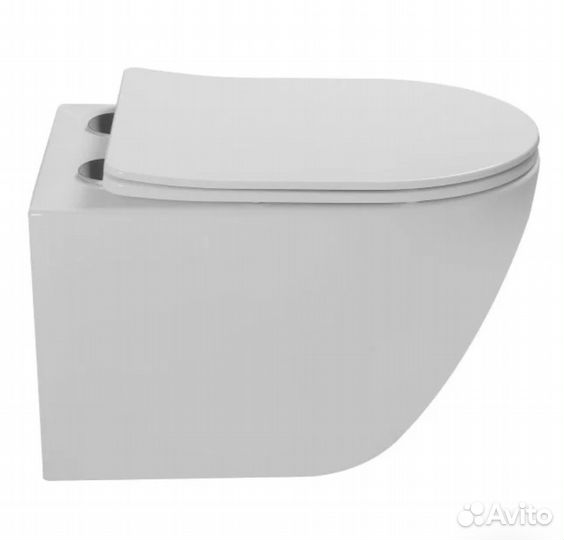 Унитаз подвесной безободковый торнадо