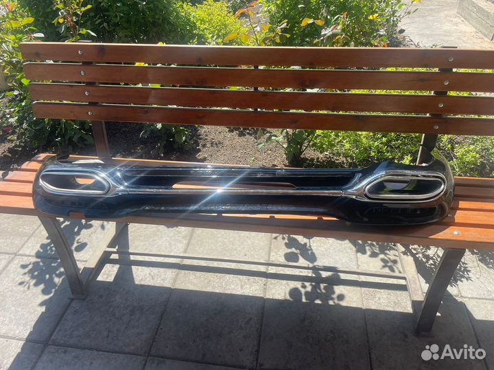 Юбка заднего бампера на мерседес w222