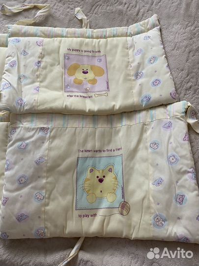 Набор в кроватку с балдахином