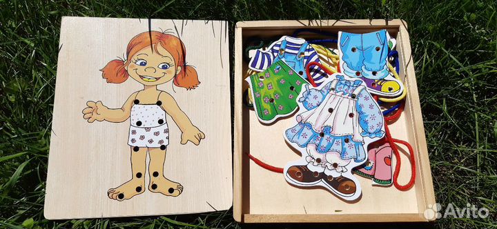 Развивающая игрушка из дерева