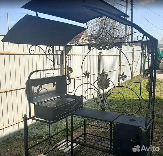 Мангал 3 мм с печью под казан