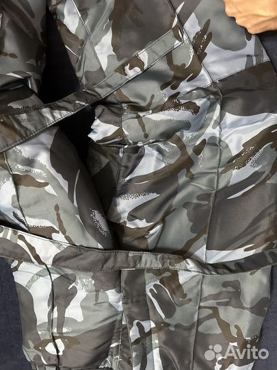 Штаны ватные камуфлированные