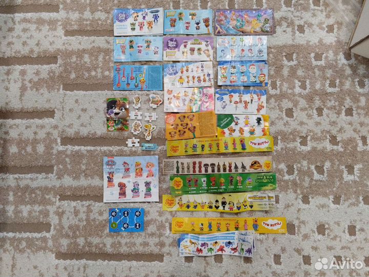 Вкладыши от киндеров