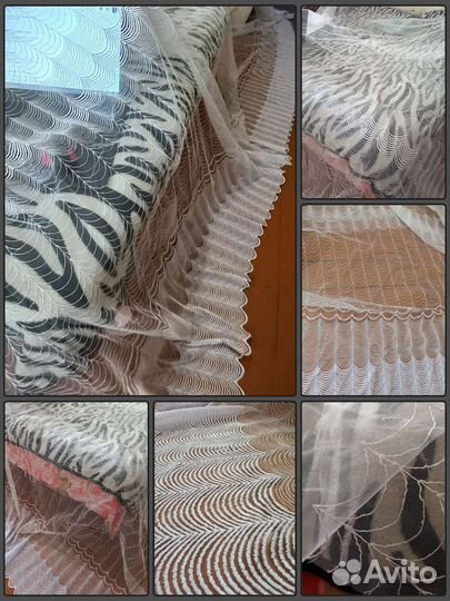Шторы тюль 2,80 длина на 5м ширина