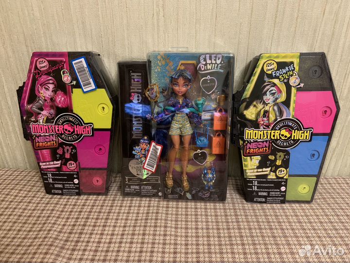 Куклы Monster High (Neon Frights + Faboolous) G3