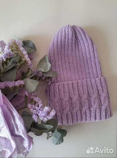 Шапка с красивым отворотом