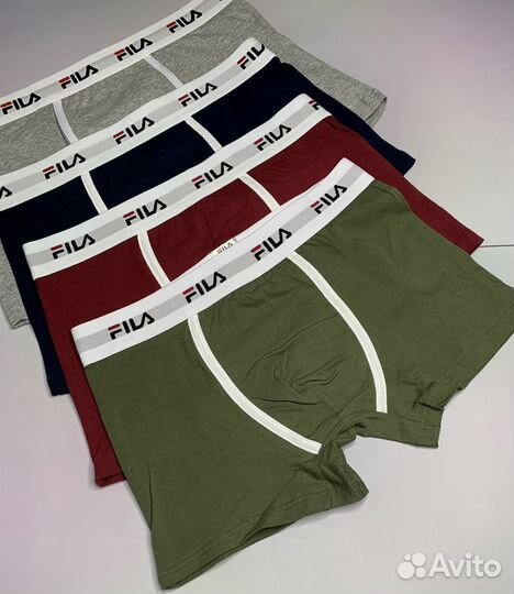 Трусы мужские боксеры 5+1 fila