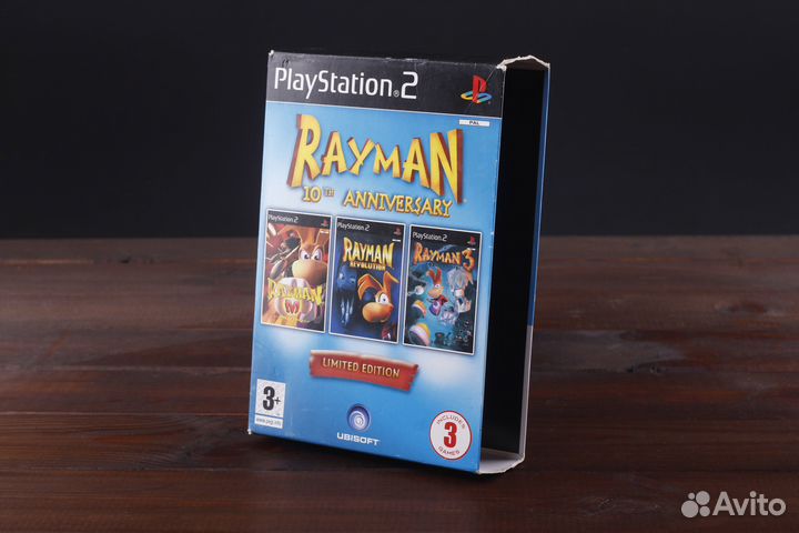 PS2 Коробка от сборника Rayman 10th Anniversary