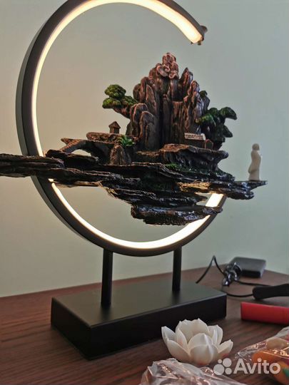 Дизайнерский светильник с курильницей