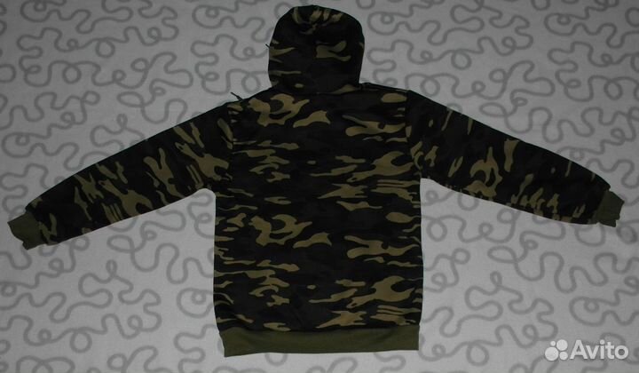 Толстовка с капюшоном на флисе, 134-140 см