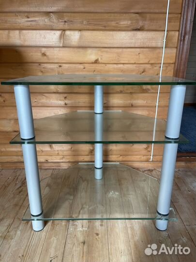 Стеклянная тумба под тв телевизор