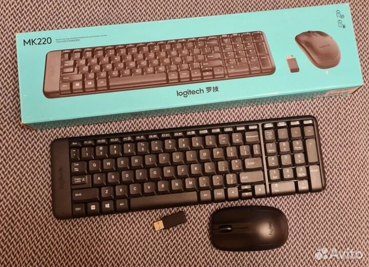 Беспроводная клавиатура + мышь Logitech Mk 235