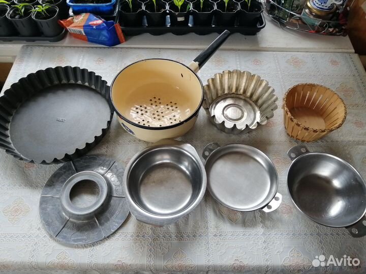 Кухонная утварь.Мельница д/чеснока.Дуршлаг