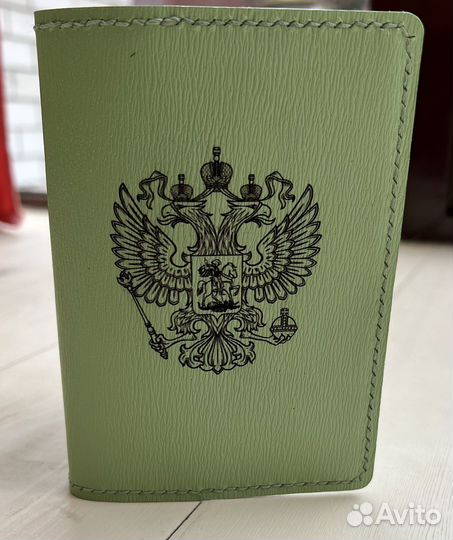 Обложка на паспорт натуральная кожа