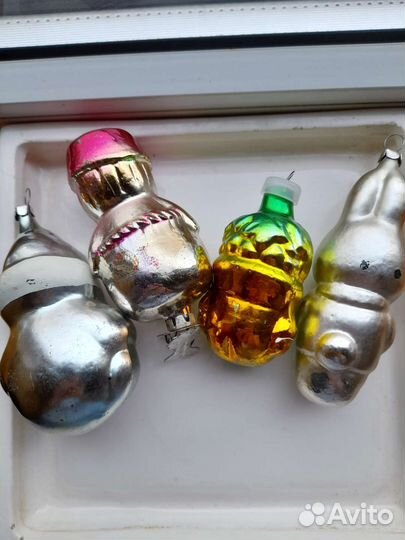 Ёлочные игрушки винтаж