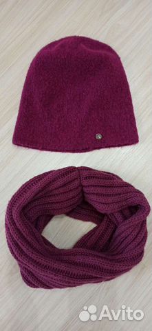 Комплект шапка и снуд