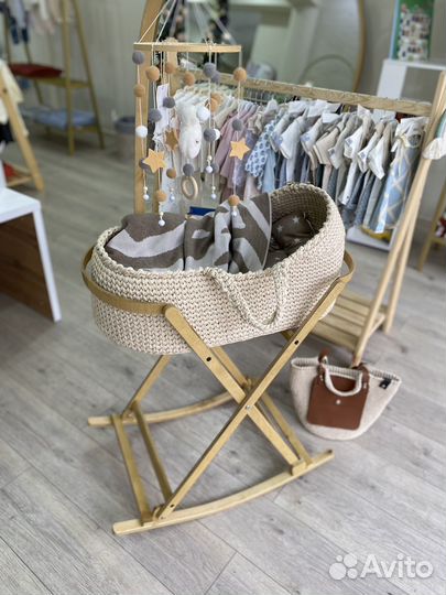 Подставка качалка детская для люльки складывается