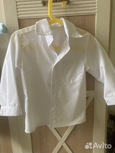 Рубашка белая на 3-4 года