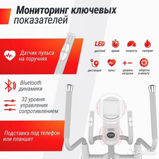 Эллиптический тренажер unix Fit MV-850 (Auto Incline) Mirror (Новый)