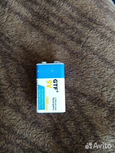 Аккумулятор крона 9v