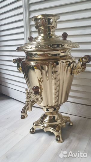 Самовар Тульский на дровах 3 л «Рюмка»