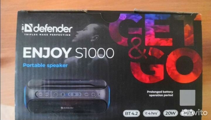 Блютуз колонка defender enjoy s1000