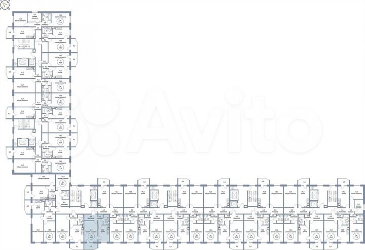 1-к. квартира, 48,4 м², 11/17 эт.