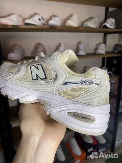 Кроссовки женские new balance 530 beige lux