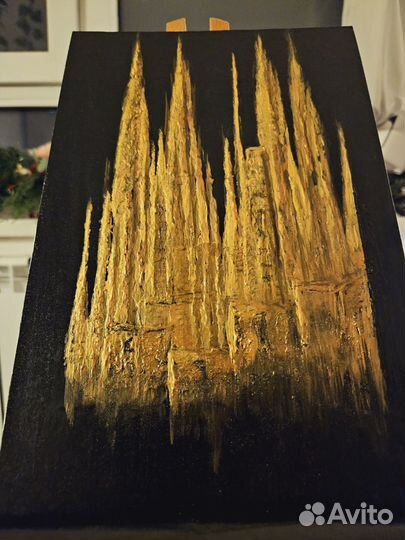 Картина абстракция саграда фамилия