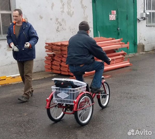 Электровелосипед трехколесный 350W Ok E-3W Li-on