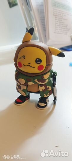 Airpods + чехол пикачу