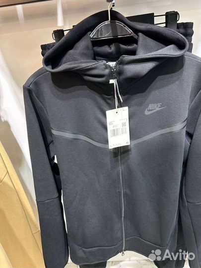 Спортивный костюм Nike Tech fleece, чëрный Вьетнам