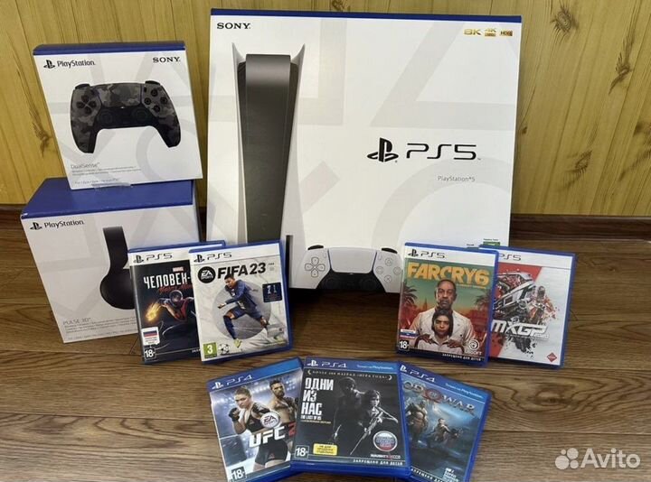 Sony Playstation 5 Новые Гарантия + 700 Игр