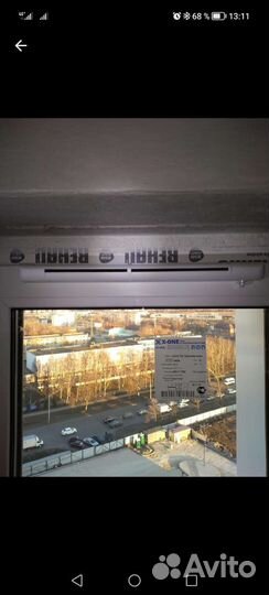 Установка приточных клапанов aereco на окна пвх