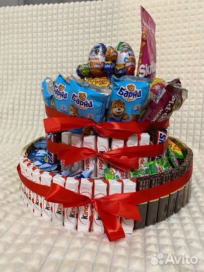 Торт из киндеров