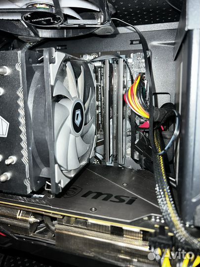 Игровой пк i3 12100f rx 5700xt