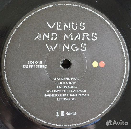 Wings (2LP) – Venus And Mars