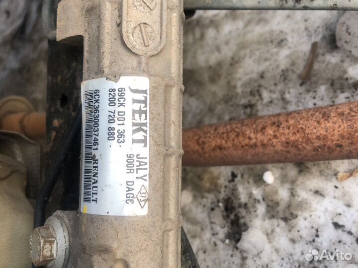 Рено логан рейка рулевая под гур