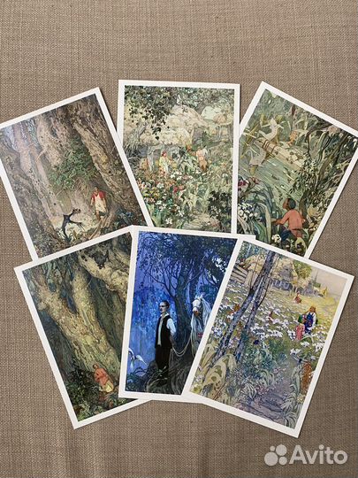 Набор открыток Ф. Аминова по сказкам Г. Тукая