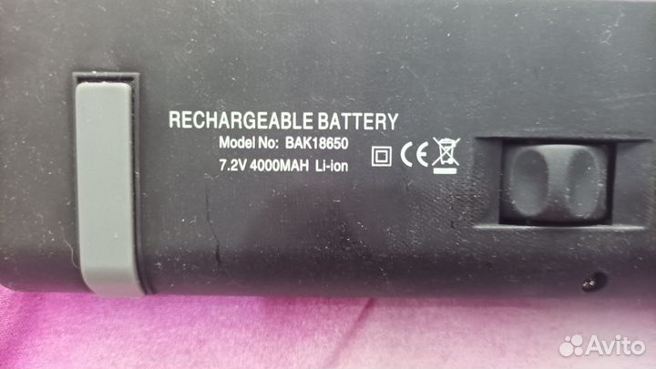 Перезаряжаемая аккумуляторная батарея