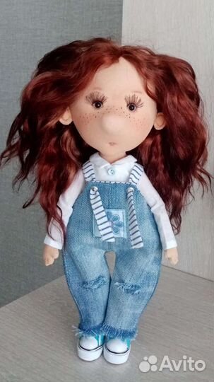 Текстильная Кукла ручной работы